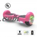 Hoverboard Flash Wheel Two-Wheel Self Balancing Electric Scooter 6.5" UL 2272 Certified Red   